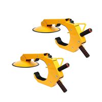 YaeTek 2pcs Wheel Lock Clamp Adjustable Tire Boot Lock Anti-Theft Lock Clamp Boot Tire Claw for Parking Car Truck RV Boat Trailer - 2 Pack