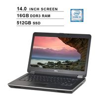 2019 Premium Dell Latitude E6440 14 Inch Business Laptop (Intel Dual Core i5-4300M up to 3.3GHz, 16GB DDR3 RAM, 512GB SSD, Intel HD 4600, DVD, WiFi, HDMI, Windows 10 Pro) (Renewed)