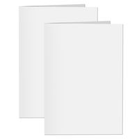 2 Pack, Inventiv 30 Second Recordable DIY Greeting Card, Voice Recorder Module, Blank White/Apply Custom Design Artwork