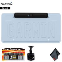 Garmin BC 40 Wireless Backup Camera for WiFi Enabled GPS Navigators Bundle Dash Cam, AA Batteries