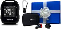 Garmin Approach G10 Beat Yesterday Gift Box Bundle | +Garmin Lanyard Carabiner, PlayBetter USB Car/Wall Adapters & PlayBetter Protective Hard Case | Small, Clip-on, 41,00 Courses | Golf GPS Device