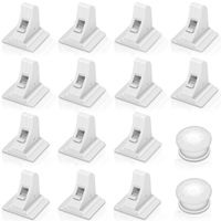 Cabinet Locks Child Safety Latches, OUSI 14+2+2 PACK Baby Proofing Cabinet Locks, Magnetic Cabinet Locks for Drawers and Cabinets - Adhesive Locks, No Tool or Drill