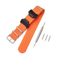 Kudden Watch Band Strap Connector Spring Bar Tool Kit Pin Buckled Nylon Wristwatch Bands Converter for Casio G-Shock