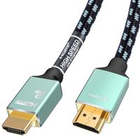 4K HDMI Cable 6ft-HDMI 2.0 Cord Supports 1080p, 3D, 2160p, 4K UHD, HDR-CL3 for in-wall-28AWG Silver Plated Copper for HDTV, Xbox, Blue-ray Player, PS3, PS4, PC Platinum Series by Toptrend