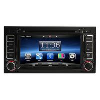 CarSong Car DVD Player with GPS Navigation for Volkswagen Touareg 2004 2005 2006 2007 2008 2009 2010 2011 6.95 inch VW Double Din In Dash Multimedia System Video Audio Radio Stereo Support Bluetooth iPOD USB SD FM AM AUX CanBus