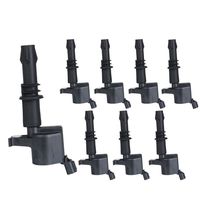 Pack of 8 Straight Boot Ignition Coils for Ford Expedition Explorer F-150 Super Duty Mustang Lincoln Mountaineer 4.6l 5.4l 6.8l DG511 C1541 FD508