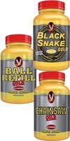 Vigor Labs Bundle of Chainsaw Gold, Black Snake Gold, Ball Refill Gold