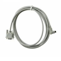 Twinkle Bay Micrologix Programming Cable, Compatible 1761-CBL-PM02 1000, 1100, 1200, 1500 Series with 8 Pin Round and 90 Degree End