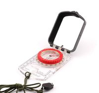 Funtalker Orienteering Map Compass Fluorescent Scale with Light Scouts Camping Hiking Orienteering Camping