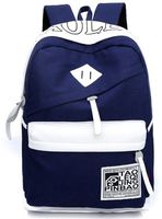Backpack Hot Sale Unisex School Bag Travel Laptop Bag Shoulders Bag Canvas Multicolor (dark blue)