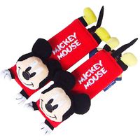Disney Mickey Mouse Design Multi Use Auto Car seat belt cover Plush Seat Shoulder Pad Cushion 2 pcs One Pair