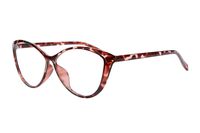 SHINU Oversize Cat Eye TR Frame, Blue Light Blocking Anti-fatigue Computer Gaming Glasses(5865 red demi, anti-blue lens)