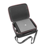 RLSOCO Hard Shell Carrying Case for Playstation 4 / Playstation 4 Pro Console and Accessories - Fits for PS4 Controllers, Headsets, Mobile Hard Drive, Cables 