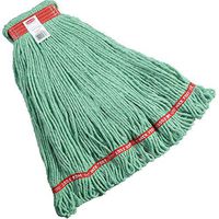 Rubbermaid Commercial FGA11306GR00 Web Foot Wet Mop Head, 1-inch Headband, Large, Green