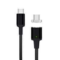 LEFON Magnetic USB C to TYPE C Cable Support Data Transfer, Nylon Braided PD Fast 3.1 Charging Cable Compatible with USB C Laptop/Mobile Devices