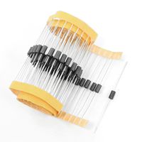 uxcell 3.5mm x 6mm x 0.8mm Axial Lead Ferrite Beads Inductors 100 Pcs