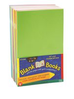 Hygloss Colorful Blank Books for Journaling, Sketching, Writing & More - for Arts & Crafts, 5.5 x 8.5 Inches-20 Pack, 10 Assorted Bright, Fun