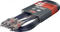 Stagg 20ft. Twin Cable - Male RCA / Male RCA