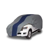 Duck Covers Double Defender SUV Cover for SUVs/Pickup Trucks with Shell or Bed Cap up to 17' 5"