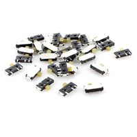 uxcell 30 Pcs 2 Position 7 Pin 1P2T SPDT Horizontal Mini SMD SMT Slide Switch