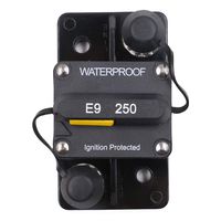 T Tocas 250 Amp Circuit Breaker with Manual Reset High Amp (No Manual button disconnect), Waterproof, Flush-Mount Circuit Breaker