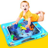 WILLUCK Baby & Infant Toys Inflatable Tummy Time Water Play Mat Sensory Newborn Toys Perfect Baby Toy for 3 4 6 9 to 12 Months Boy or Girl Best Gift Floating Toys