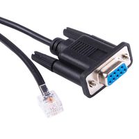 DB9 to RJ11 RJ12 6P6C LAN Network Serial Console Cable for Sevo Drive Leadshine Stepper Communication