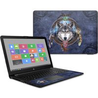 Mightyskins Skin Compatible with Hp 15t Laptop 15.6" (2017) - Wolf Dreamcatcher | Protective, Durable, and Unique Vinyl Decal Wrap Cover | Easy to Apply, Remove, and Change Styles | Made in The USA