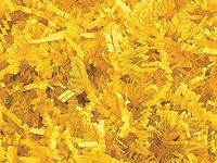 Yellow Crinkle Cut™ Paper Shred 8 oz Bag ~ Spring-Fill® Shred (Ten 8 oz. Packs) - WRAPS-ZF08YE