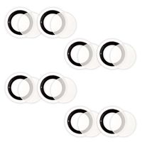 Theater Solutions 65CFG Frames and Grills for 6.5 Inch in Ceiling Speakers 4 Pair Pack
