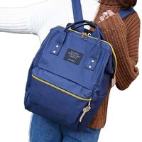 Feriay Women Casual Mommy Feeding Bottle Backpack Zipper Student Schoolbag Backpacks