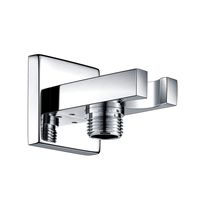 SR SUN RISE Brass Square Handheld Shower Head Bracket Holder Wall Mount,Concealed Installation Polished Chrome Finish