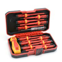 RDEER 1000V Insulated Screwdriver Set CR-V Magnetic Phillips Slotted Pozidriv Torx Screwdriver