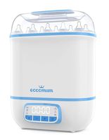 Eccomum Baby Bottle Steri-lizer and Dryer, Electric Steam Steri-lizer with LED Touch Screen, Super Large Capacity, 360° Steam Sterilization & Drying, HEPA Filter, Homemade Dried Fruit