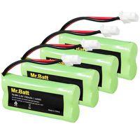 BT183342 BT162342 BT166342 BT262342 BT283342 BT266342 Replacement Battery Pack for Vtech Cordless Phone CS6114 CS6719 CS6124 CS6649 DS6151 AT&T CL4940 EL52300 Handset (4-Pack)