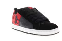 DC Men's Court Graffik Se Skate Shoe, Black/Red/Red-602, 11.5 M US