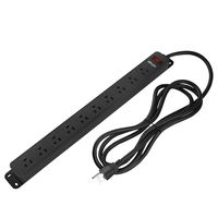 10 AC Outlets Power Strip US Plug,Mountable Power Strip Surge Protector,7.9ft Power Cord(10-Outlets)