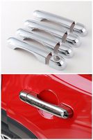FMtoppeak ABS Chrome Door Handle Cover Trim for Jeep Renegade 2014-2018 Silver