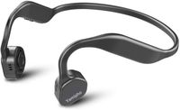 Yamipho Bone Conduction Headphones Bluetooth 5.0 Open-Ear Wireless Sports Headsets w/Mic for Jogging Running Driving Cycling Fitness Yoga -Lightweight-1.2 oz (Black)
