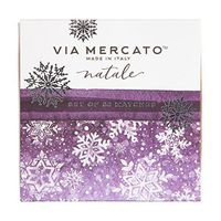 Via Mercato Natale Decorative Oversized Matches Box Set (50 Matches Per Box) - Falling Snow