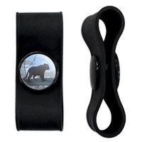 GRAPHICS & MORE Black Panther Leopard Jaguar Forest Headphone Earbud Cord Wrap - Charging Cable Manager - Wire Organizer Set of 2