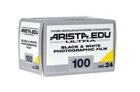 Arista EDU Ultra 100 ISO Black & White Photographic Film, 35mm, 24 exposure