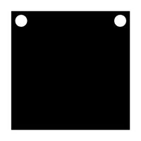 High Caliber AR500 1/2" Thick Targets - For precision practice (4" Target - 1 Count, Square)