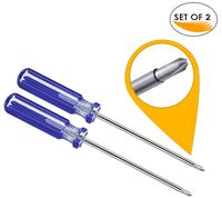 Noa Store Triwing Trigram Y Screwdriver Compatible with Tri-Wing Nintendo Wii, Gamecube, Gameboy Advance (Set of 2)