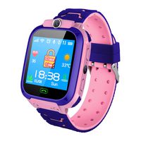 Festnight Kids Intelligent Phone Watch with SIM Card Slot 1.44" Touching Screen Children Smartwatch with GPS Tracking Function Voice Chat Photograph Compatible for Android iOS Phone