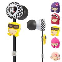 Monster Harajuku Lovers Wicked Style In-Ear Headphones Featuring Interchangeable Faces (Discontinued by Manufacturer)