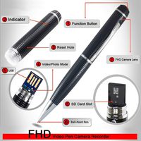 TechHero Hidden Camera Pen | HD 1080P Portable Spy Camera Pen | Perfect for Business and Personal Use | Covert Body Camera with 120 Minutes Battery Life and Easy to Use On Any Computer