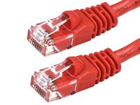 Buhbo 150Ft Cat5E UTP Ethernet Network Booted Cable, Red