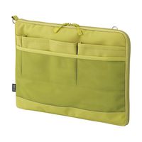 LIHIT LAB Laptop Sleeve, Water & Stain Repellent, Horizontal, Lime Green, 13.4" x 9.8"-Compatible with MacBook Pro, MacBook Air, Lenova Pad, Samsung Book, Surface Book (A7681-6)