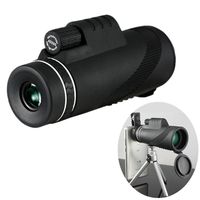 Monocular Telescope BAK4 Prism FMC Lens Waterproof Scope for Iphone Smartphone High Power 12x50, for Bird Watching, Camping, Outdoors